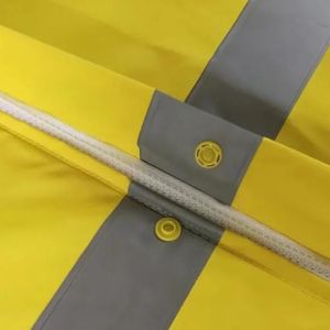 Buy cheap Hooded Raincoat With Reflective Strips Yellow Reflective Raincoats Safety from wholesalers