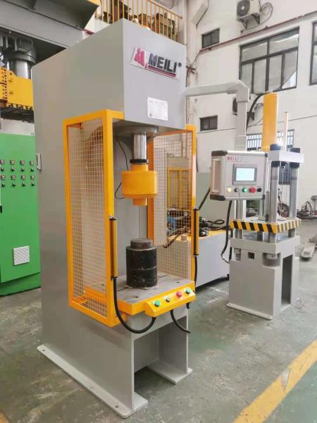 Quality 40Ton C Type Servo Automatic Hydraulic Press 7.5kw PLC HMI Control for sale