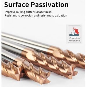 35/38/40/45 Helix Angle End Milling Cutter For Cutting Hard Materials