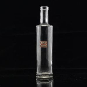 200ml 300ml 375ml Slender Shape Thin Glass Bottle for Vodka Manufacture Business