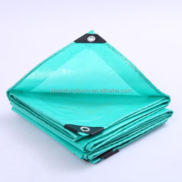 Waterproof Tent Fabric Stripe Tarpaulin Roll Protects Against UV Rays and Mold