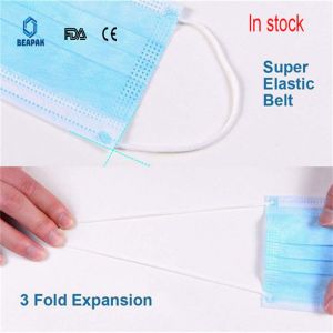 Protective Sterile Disposable Nose Mask Eco Friendly With Elastic Earloop