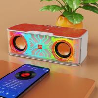Buy cheap Outdoor Portable Mini Speaker Wireless LED Light BT Speaker with Speaker Set product