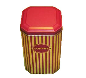 Buy cheap Glossy / Matte Varnish Inner Lid Airtight Square Tin Can from wholesalers