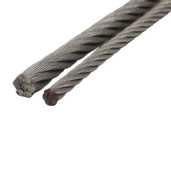 Quality 304 Stainless Steel Wire Rope for Lifting Clothes Hanger and Outdoor Maneuverability for sale