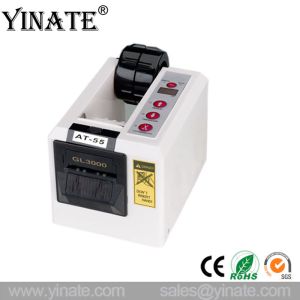YINATE AT-55 automatic tape dispenser with 2 sensors packing tape cutter machine can cut 2 tape rolls at a time