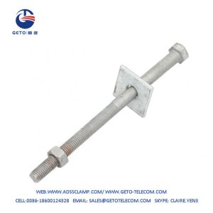 Buy cheap Hot Dip Galvanized Pole Head & Coupling Bolt With High Impact Resistance from wholesalers