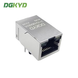 Buy cheap DGKYD311Q106AB2A4DN RJ45 Network Interface TAB UP Modular Jack Single Port PCB Interface Illuminated Shield from wholesalers