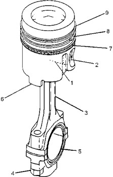 Quality 378-509 Ring 3780509 Piston 5.4 (See 9Y4004T) Engine 168-7226 Cylinder Liner 1687226 Pin for sale
