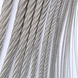 Buy cheap SS304 SS316 Steel Cable Ropes for Customized Inox Cable Magnetic or Non-magnetic Brightness 6x7/6x19/6x37/1x7/1x19/1x37 from wholesalers