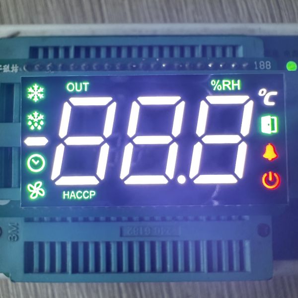 Buy cheap Custom Design Triple Digit 7 Segment LED Display with Minus Sign Common Anode for Refrigerator from wholesalers