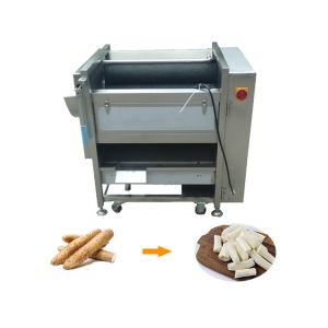 Automatic Taro Cassava Potato Washing Peeling Machine Fresh Ginger Peeler