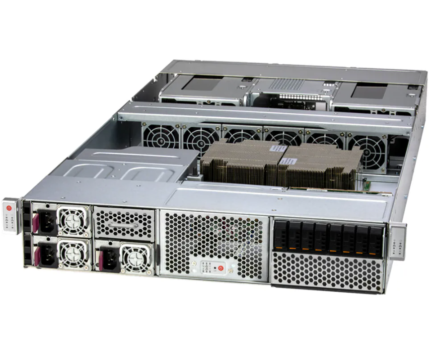 China Supermicro ARS-221GL-NR GPU Server with Dual 72-core CPUs Up to 2 Double-Width GPUs and 960GB ECC LPDDR5X Memory on sale