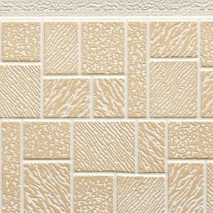 Light Weight Mosaic Pattern B2 Fireproof Polyurethane Composite Sandwich Wall