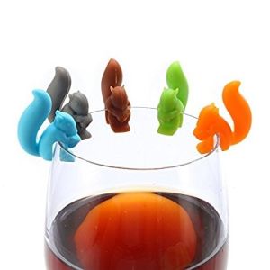 Snail Shape Silicone Drink Markers Lightweight And Portable Easy To Store