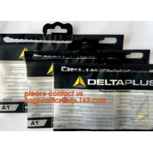 Buy cheap Hooking Plastic Bag For Clothing Clear PVC Pouch With Slide or Self Sealing Zipper,bag for swimwear pvc bag with hook fo from wholesalers