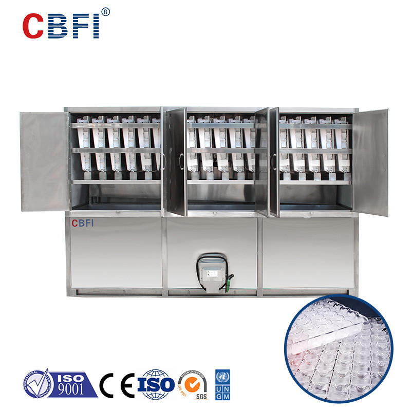 Buy cheap 5000kg Industrial Automatic Ice Cube Machine 5 Ton Per Day With Packing System from wholesalers