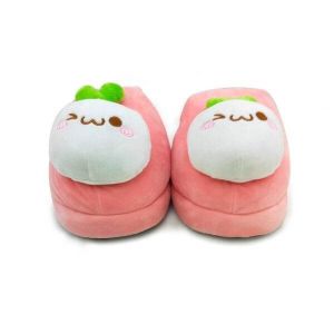 China Warm Winter Home Rabbit Plush Slippers OEM ODM Support on sale