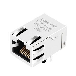 Buy cheap XFMRS XFATM9DM-CT1-4M Compatible LINK-PP LPJ6141CNL 10/100 Base-T Tab Up Without Led 1x1 Port 8P8C Modular RJ45 Connector Jacks from wholesalers