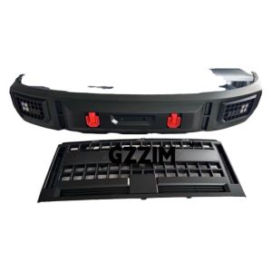 Buy cheap Car Body Kit Mitsubishi Triton 2024 Front Bumper Guard With Grille Plastic With Black from wholesalers