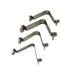 Buy cheap V Shape Button Spring Clips With Rust Resistant from wholesalers
