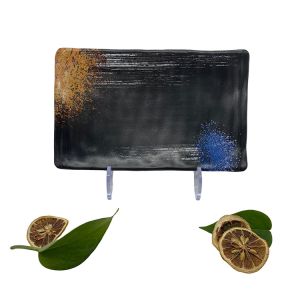 Buy cheap School Melamine Soup Plate Rectangle Melamine Matte Black Tableware CE from wholesalers