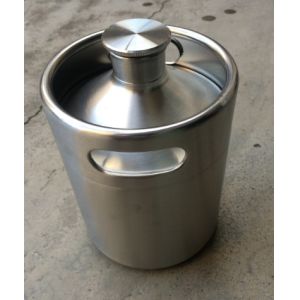 Buy cheap 2L growler min keg with screw cap on top from wholesalers