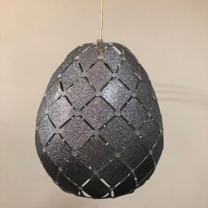 Buy cheap Collapsible E27 Glitter Ball Bedside Lamp Shades Rhombus Pierced from wholesalers