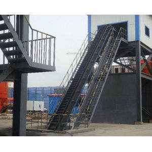 Buy cheap DJ Corrugated Sidewall Conveying Equipment Inclined Belt Conveyor For Bulk Material from wholesalers