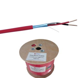 2Cores ExactCables FPL FPLR Red Flexible Wire Shield Pair Fire Alarm Cable 2