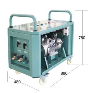 Buy cheap A/C full oil less 2HP air conditioner freon recovery machine ac gas recharge machine from wholesalers