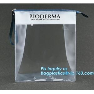 Buy cheap frosted PVC slider zipper bag plastic bag with zipper resealable pvc slider zip poly bag, cosmetic bag with slider zippe from wholesalers