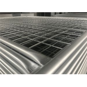 2.1mtr x 2.4mtr temporary fencing panels OD 32mm frame wall thick 2.00mm mesh