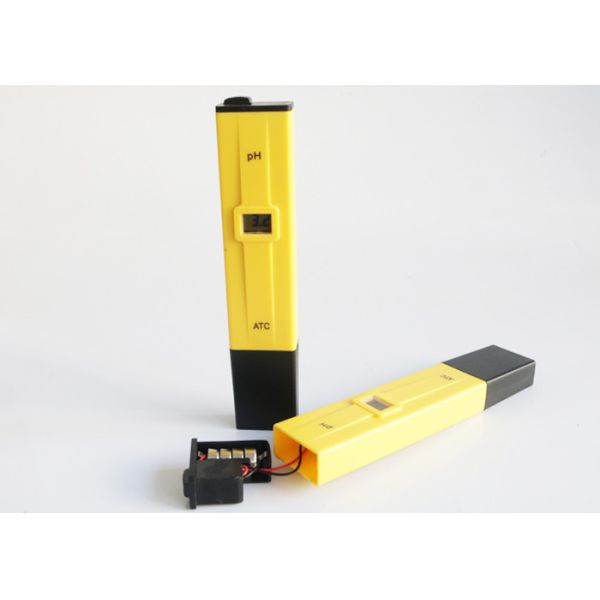 High Precision Electronic PH Meter / Glass Electrode Accurate Pocket PH Meter