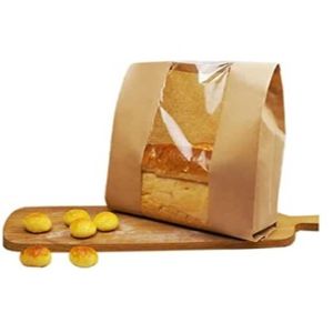 Buy cheap Kraft Paper Bags With Clear Window from wholesalers