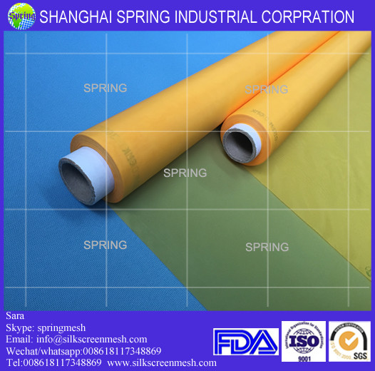 Medical Equipment Printing Material Mesh 300 mesh screen white & yellow color