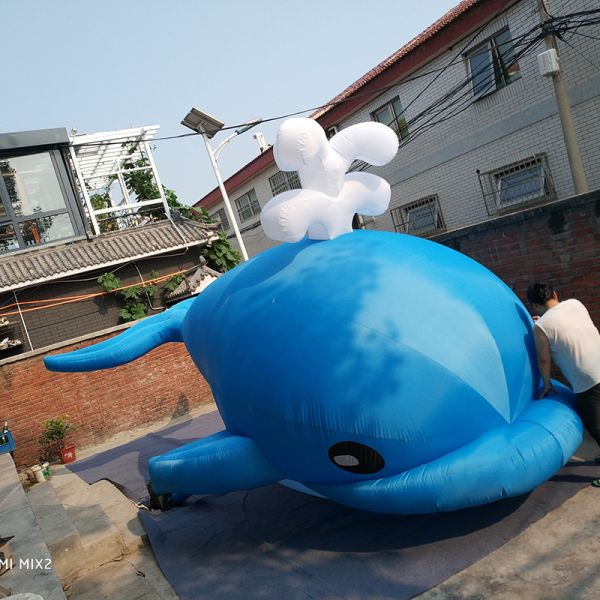 advertising cartoon Inflatable characters Whale Shark inflatable dolphin for