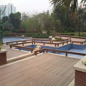 WPC Outdoor Decking In Dark Grey With Patent Fasteners From Everjade
