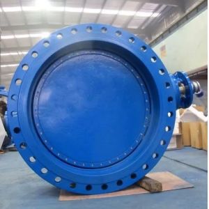 Customized Service Double Eccentric Flanged Butterfly Valve with Ductile Iron