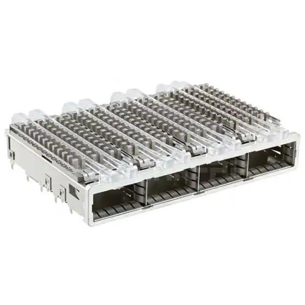 Buy cheap TE 2007626-1 QSFP+ Cage Assembly 1 x 4 Port With Heat Sink Included Lightpipe 14 Gb/s from wholesalers