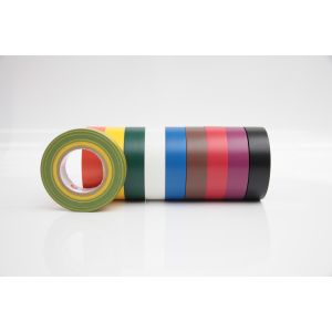 Durable Easy-Wrap PVC Electrical Tape in 10 Colors for Industrial Electrical