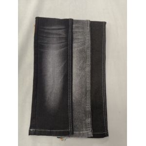 Buy cheap 11.8oz Excellent stretch BLACK/WHITE 7*10/105 Denim fabric JSD3252C for high quality from wholesalers