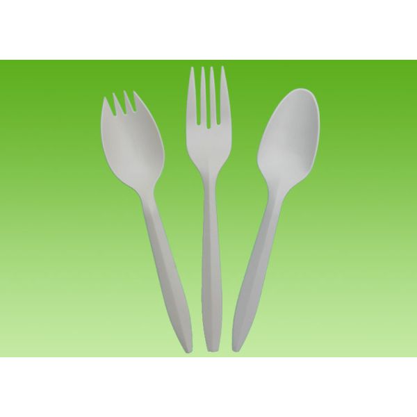 Buy cheap Corn starch Environmental protection can be decomposed Disposable fork spoon from wholesalers