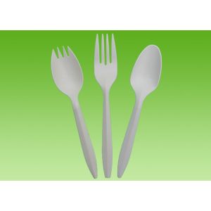 Buy cheap Corn starch Environmental protection can be decomposed Disposable fork spoon from wholesalers