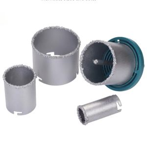 Buy cheap 6PCs Tungsten Carbide Gritted Hole Saw 33mm-73mm Metal Holesaw Kit product