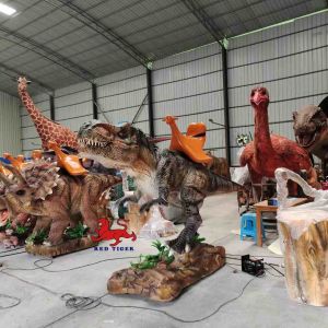 Buy cheap Animatronic T Rex Dinosaur Ride Sunproof Waterproof Artificial Dinosaur from wholesalers