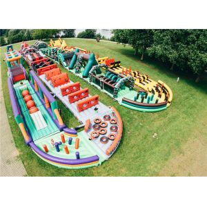 Buy cheap Race Bounce House Combo Adult Puncture Proof With Air Blower Repair Kit from wholesalers