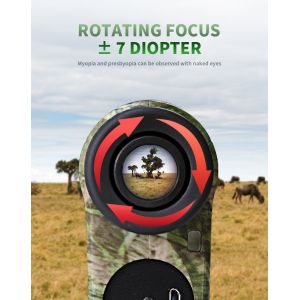 Camouflage 6X Digital Golf Rangefinder For Hunting Telescope Ranging