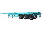 Buy cheap 3 Axle Skeleton Container Semi Trailer 40ft Tri Axle Container Chassis from wholesalers