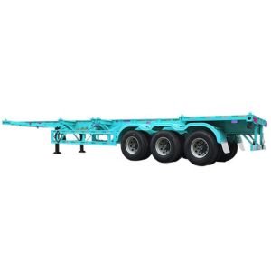 Buy cheap 1600mm Skeleton Container Semi Trailer Fuwa 20 Ft Container Chassis from wholesalers